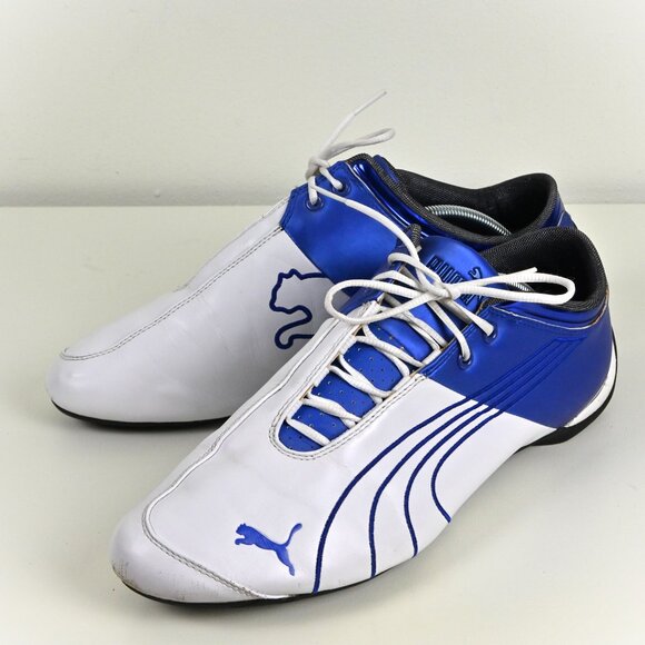 Vintage Y2K Puma Speedcat Leather Athleisure Streetwear White Sneakers US12 US11 - Picture 2 of 16